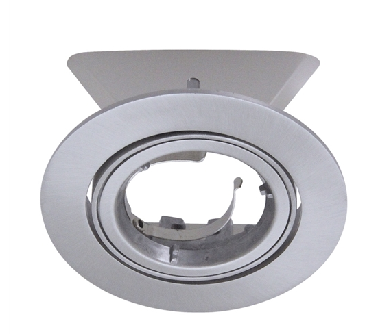 Einbauleuchte alu-gebürstet schwenkbar-Ø80mm/94mm-Produktbild