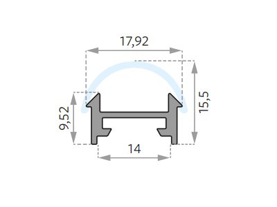 17.9 x 15.5mm-Zweite Zeile Blabla-SchnittBild