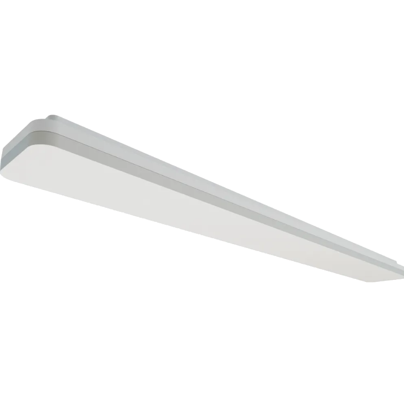 Anbauleuchte LED SLICE LONG 120 weiss IP54-29 / 38W 3000K / 4000K 3000lm / 4200lm IP54 1200x130x55mm dim. Phasenschnitt-Produktbild