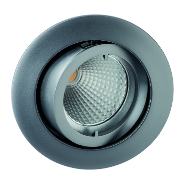 Einbauleuchte chrom matt schwenkbar-GU5,3 Ø68/83mm Torsionsfeder-Produktbild